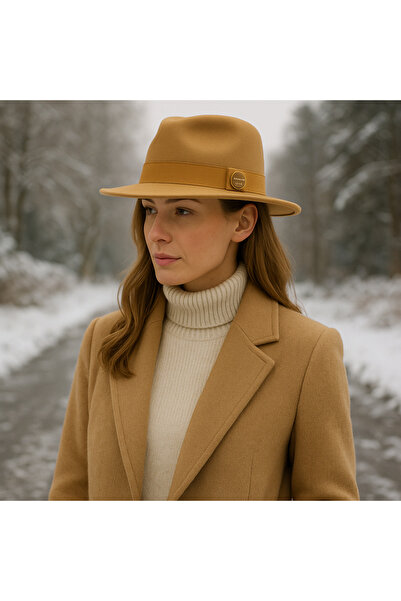 SİSTEM PELUŞ Panama Elegance – Women's Fedora Hat, a Meeting of Elegance and Comfort