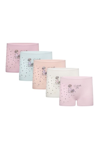 Donella Pachet de 5 pantaloni scurți pentru fete 4271PB36