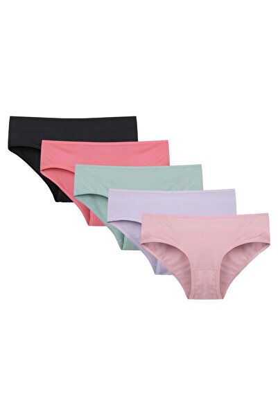 Donella Σετ 5 ειδικών εσώρουχων από βισκόζη για νεαρά κορίτσια 5095P