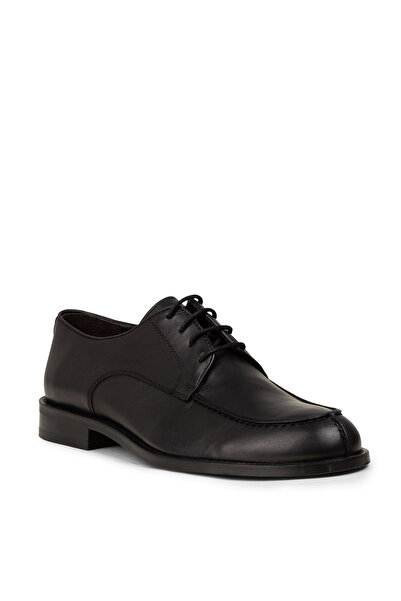 Deery Genuine Leather Black Classic Men's Shoes