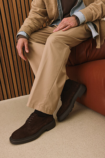 Ziya Чоловічі шкіряні черевики 153986Z4326 Кава