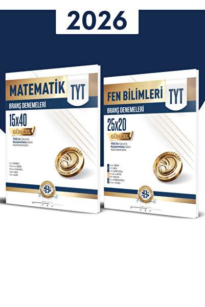 Bilgi Sarmal Yayınları Bilgi Sarmal Tyt Fen Bilimleri Tyt Matematik Branş Den...