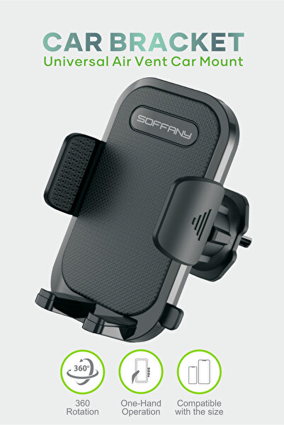 Soffany HY-750 360° Araç İçi Telefon Tutucu Klima Uyumlu