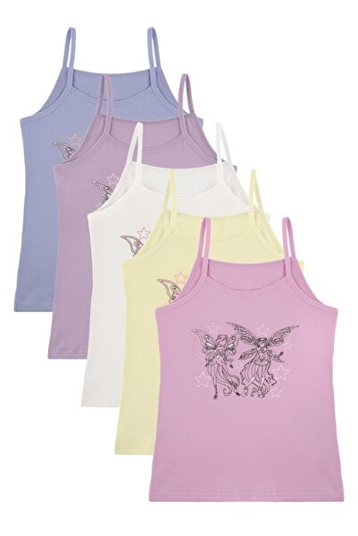 Donella 5-Pack of Girls' Undershirts 4371Pb108