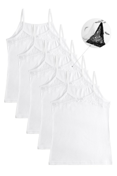 Donella 5-Pack of Girls' Tank Tops 4371F1