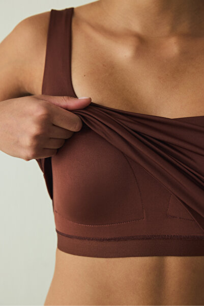 Penti CUPsecret Kendinden Pedli Kapuçino Kare Yaka Kalın Askılı Büstiyer