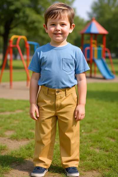 HÇ Hülya Çelik KİDSWEAR 2018 Men's Pants Camel