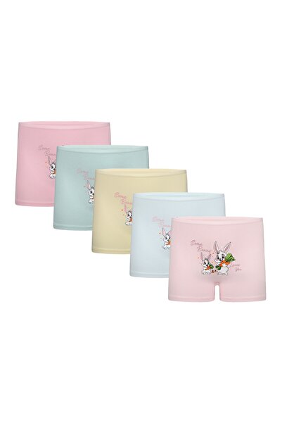 Donella 5-Pack Girls' Shorts 4271Pb67