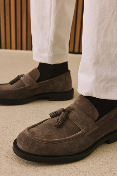 Ziya Чоловічі шкіряні черевики 153986Z4162 Візон