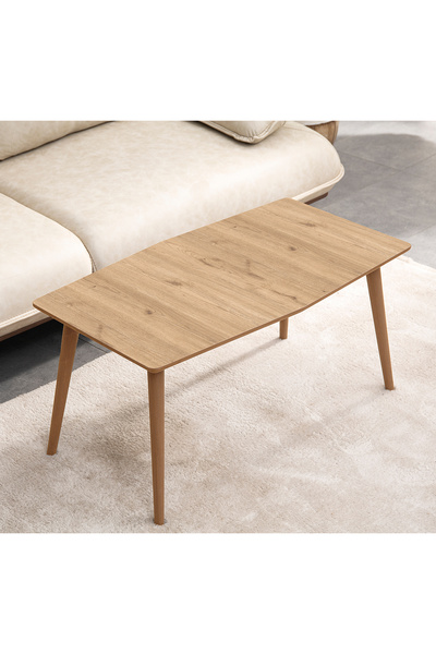 vovvahome VEGA MDF AHŞAP ORTA SEHPA - MEŞE