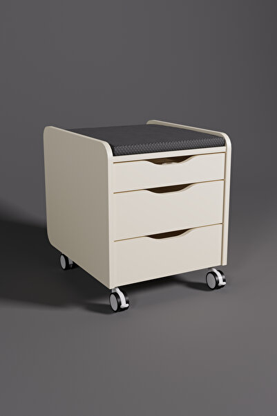 Creo Mobili Sirius Kurumsal Ofis Tipi Tekerlekli Keson, Çekmeceli Ergonomik K...