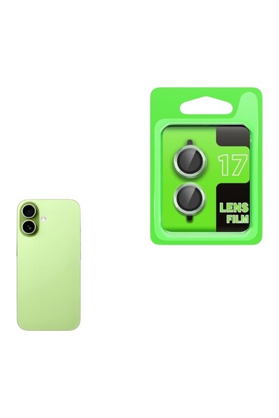 Yazmak واقي عدسة كاميرا iPhone 17 من الزجاج المقوى 9H - شفاف عالي الوضوح، مجم...