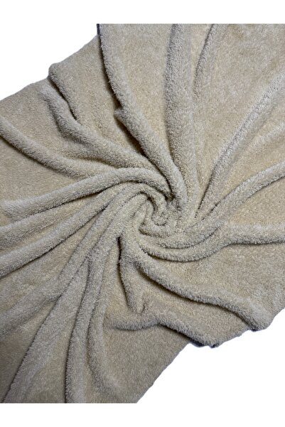 Genel Markalar Pabtex Çift Yüzlü Açık Kahverengi Welsoft Peluş Kumaş 180 Cm En