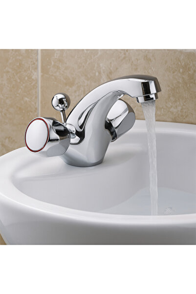 remer Rubinetterie Classic 13Y washbasin mixer, single lever, pop-up valve, ceramic cartridge
