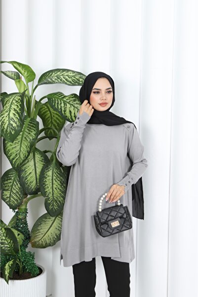 NİSUM MODA Button Detail Vanesia Tunic