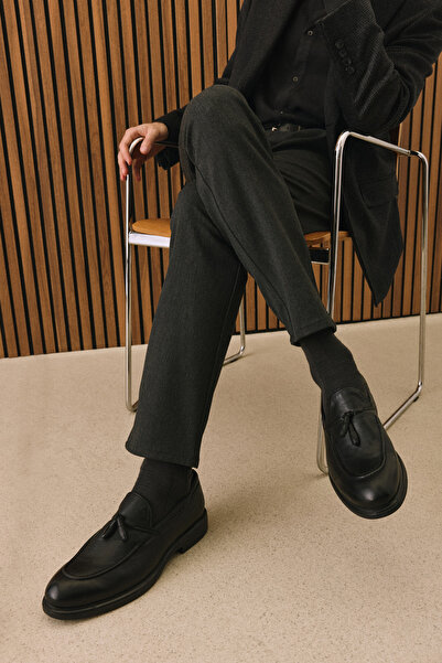 Ziya Чоловічі шкіряні черевики 1531043Z4193 Чорні