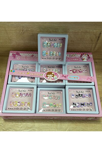 BUCHE Sanrio Kuromi Tırnak Sticker Etiket Süsleme Nailart