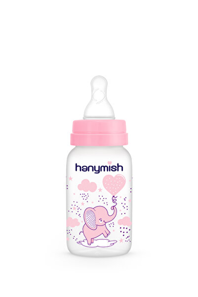 Hanymish Pink PP Baby Bottle - 125 ml