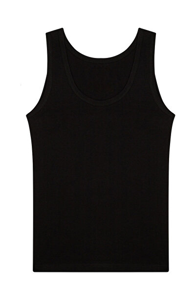 DONJOY Erkek Gri 5'li Pamuklu Penye Atlet