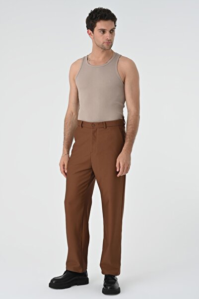 Antioch Beige Slim Fit Men's Athlete