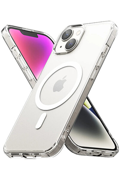 hadistore iPhone 13 Şeffaf MagSafe Kılıf – Yüksek Dayanıklılık, Şeffaf ve Kam...