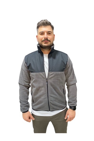 canan erman dolunay iş güvenliği ekipmanları سترة صوفية خارجية بثلاثة جيوب وسحاب كامل