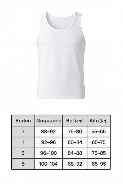 DONJOY Erkek Gri 5'li Pamuklu Penye Atlet