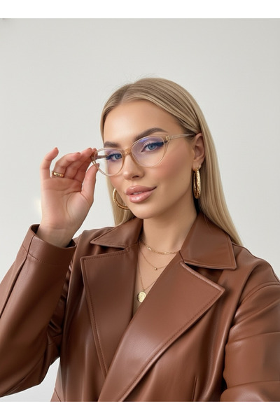 Goldmine Women's Azalea Nude Blueblock Blue Light Protection Glasses