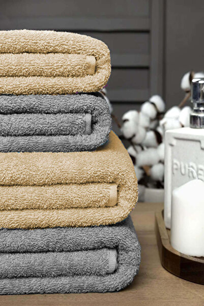 Mira Home Set prosoape de baie 4 piese Prosop mare moale Set prosoape bumbac ...