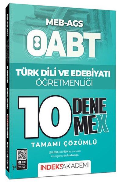 İndeks Akademi İndeks Akademi 2026 ÖABT MEB-AGS Türk Dili ve Edebiyatı Öğretm...
