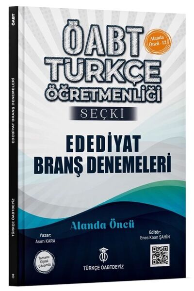 TÜRKÇE ÖABTDEYİZ ÖABT Türkçe Edebiyat Seçki Branş Denemeleri Çözümlü - Asım Kara
