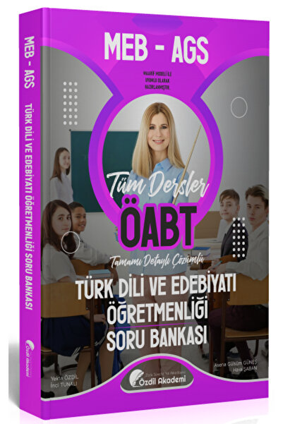 Özdil Akademi Yayınları Özdil Akademi Yayınları MEB-AGS ÖABT Türk Dili ve Ede...