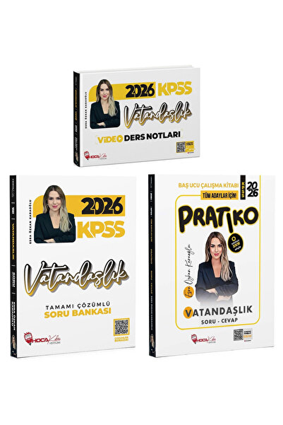 Hoca Kafası Yayınları Hoca Kafası 2026 KPSS Vatandaşlık Ders Notları + Soru B...