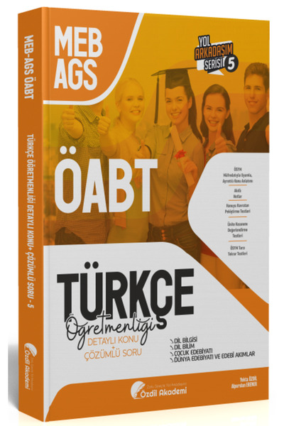 Özdil Akademi Yayınları Özdil Akademi ÖABT MEB-AGS Türkçe 5. Kitap Dil Bilgis...