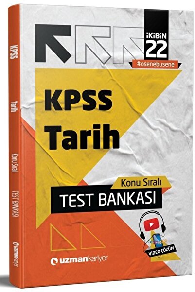 Uzman Kariyer Yayınları Süper Fiyat Uzman Kariyer 2022 Kpss Tarih Test Bankas...