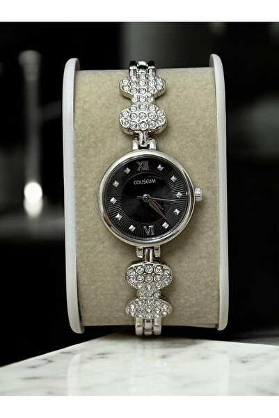 MAC CENTER ساعة يد نسائية من Pinterest بسلك فولاذي دائري الشكل - ساعة نسائية ...