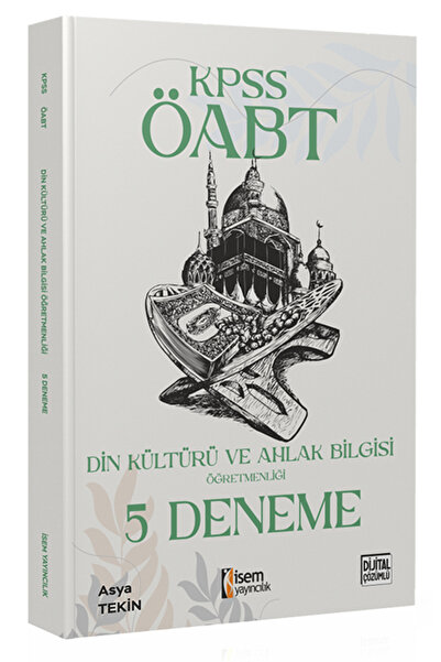 İsem Yayınları SÜPER FİYAT - İsem ÖABT Din Kültürü ve Ahlak Bilgisi Öğretmenl...