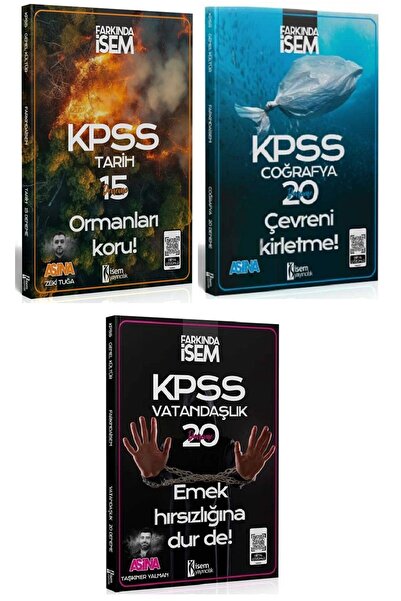 İsem Yayıncılık SÜPER FİYAT - İsem 2025 KPSS Tarih+Coğrafya+Vatandaşlık Aşina...