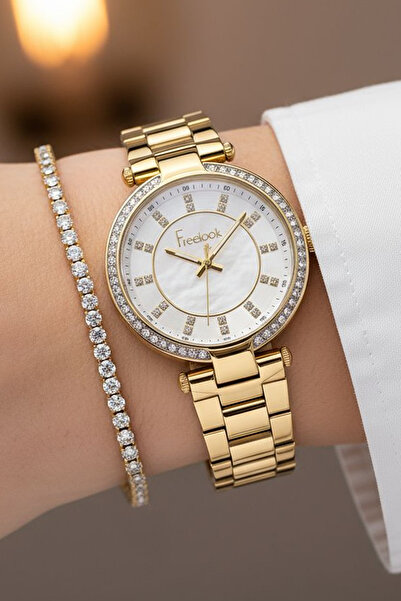 Freelook Freelook Gold Color Women's Wristwatch