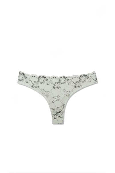 YOYYO Kadın 3'Lü Tanga, külot, Slip Kadın İç Giyim Tül - Dantel - İç Giyim