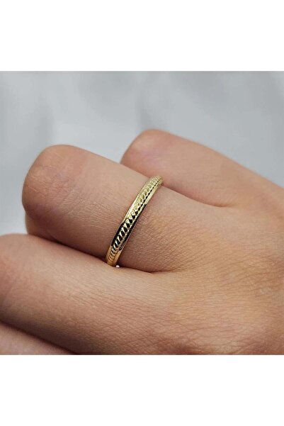 FasekGold Gümüş Yüzük - 925 Ayar Alyans Yüzük