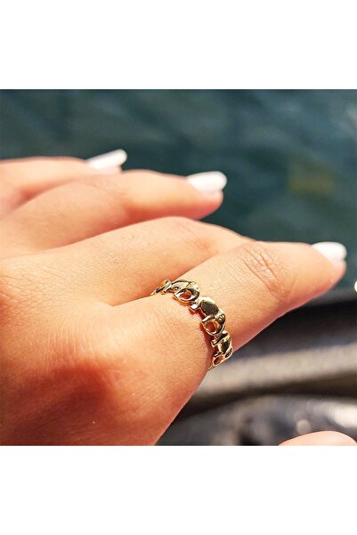 FasekGold Fil Bereket 925 Ayar Gümüş Yüzük-925 Ayar Taşsız Hediye Gümüş Yüzük