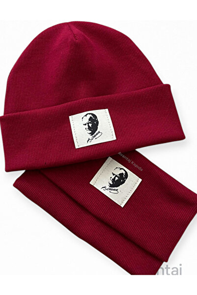 Mustran Set de 2 guleruri din bumbac cu simbol turcesc Ataturk, cadou unisex ...