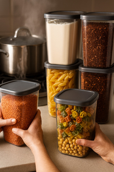 ViATOM Food Storage Container 12-Piece Rectangular Storage Container 2200ml