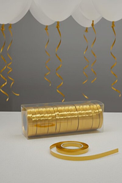 SkyPop 25 مترًا من الرافية المعدنية الذهبية، عيد ميلاد، يوم خاص، احتفال، خيط ...