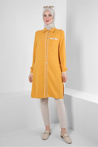 Alvina SHIRT COLLAR BUTTONED TUNIC 43734