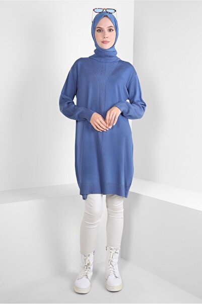 Alvina Πλεκτό τούνικ - Ψηλός γιακάς, Μοντέλο 44014