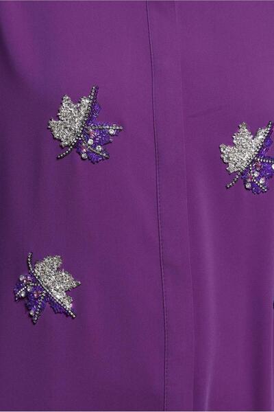 Alvina 44468-1 Model Hijab Tunic - Stone Detailed