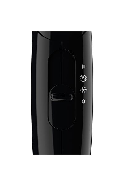 Philips Πιστολάκι μαλλιών EssentialCare BHC010/10, 1200 W, 3 ρυθμίσεις θερμοκρασίας, πτυσσόμενη λαβή, μαύρο