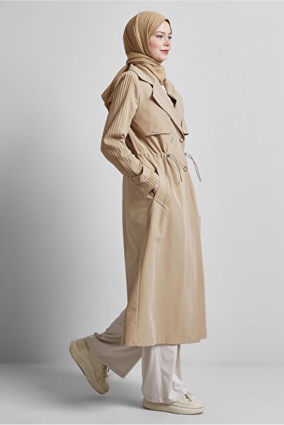 Alvina BELİ BÜZGÜLÜ TRENÇKOT 10959